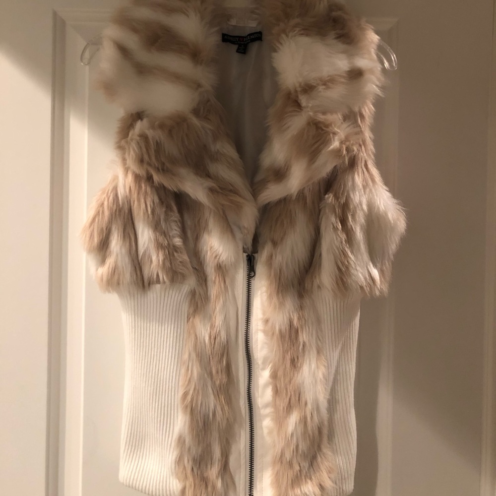 Faux fur vest